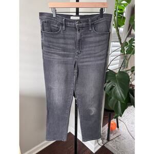 Madewell Roadtripper Stovepipe Black Wash Jeans